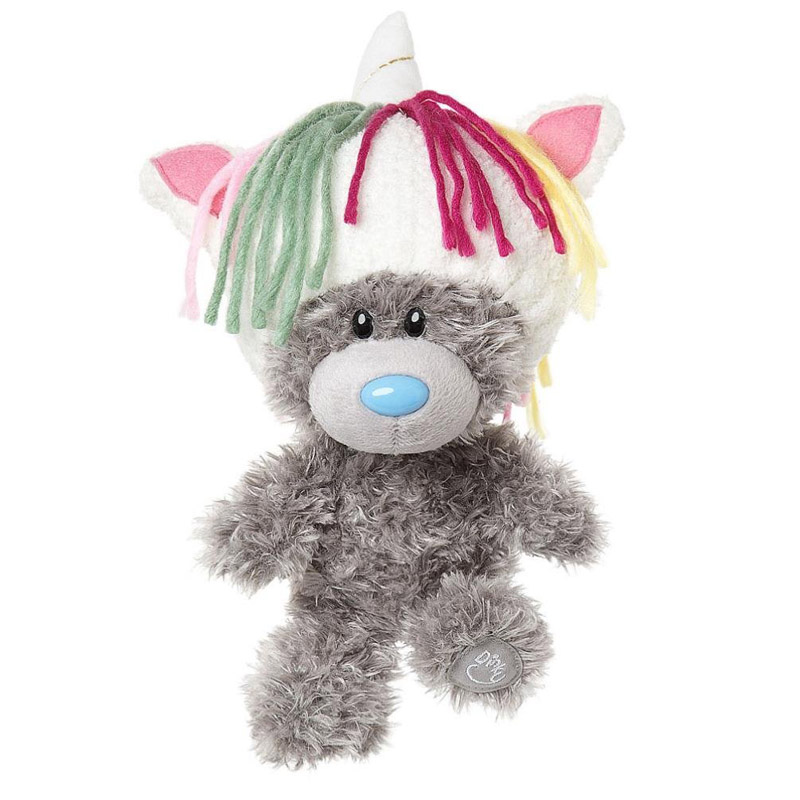 Me to You Tatty Teddy Dinky Bear Wearing Unicorn Hat